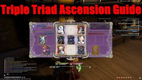 triple triad rules|ffxiv triple triad ascension guide.